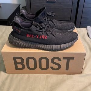 Adidas Yeezy boost 350 v2 black red (bred) 13.5